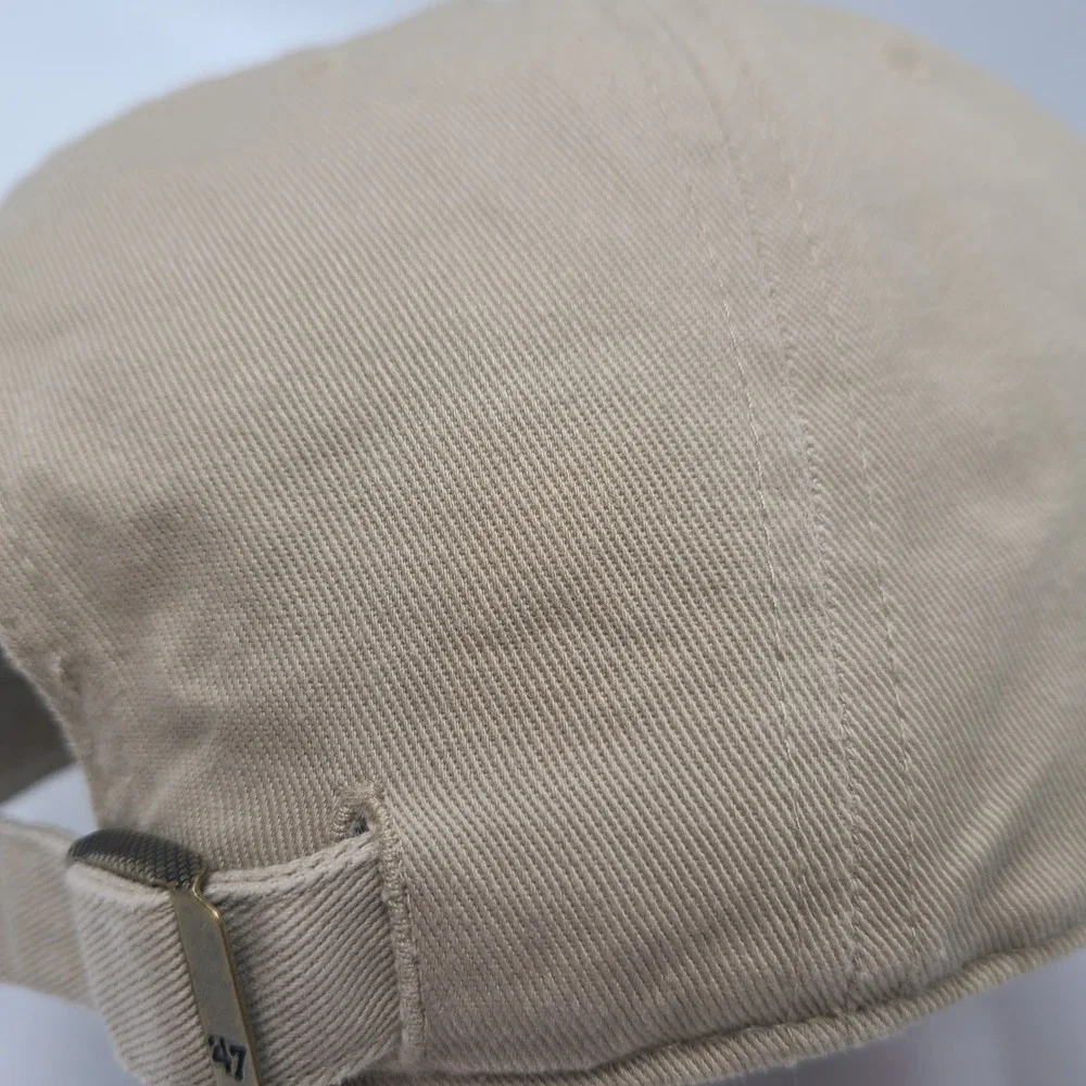 Los Angeles Dodgers Hat Strapback 47 Brand Clean Up‎ Beige Blue MLB Baseball Men